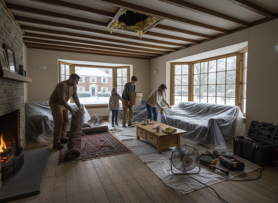 Preparing Your Home for Spray Foam Removal During Lincolnshire Winters