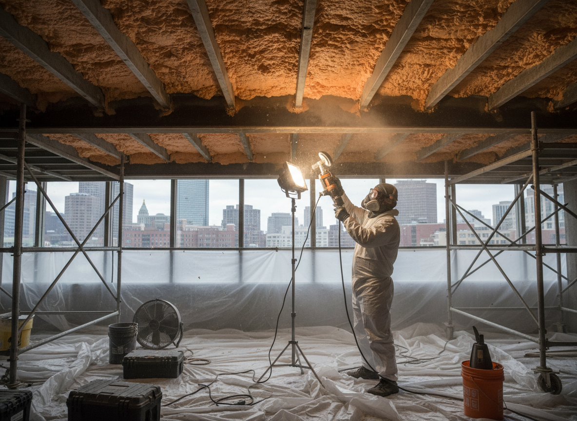 Commercial Spray Foam Removal in Boston